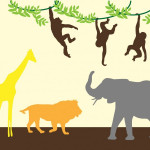 jungle-animals-colorful-art