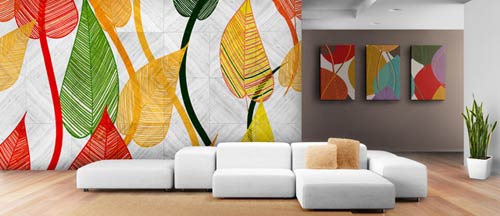Custom wall murals for home